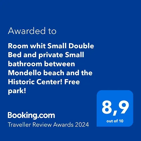 And Private Bathroom Between Mondello Beach And Old Town! Free Park! منزل للإقامة